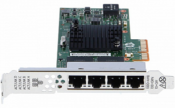 Сетевая карта HPE Ethernet 1Gb 4-port BASE-T I350-T4V2 Adapter (811546-B21)