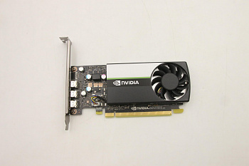 Видеокарта NVIDIA T400, PCIe, 4GB,half length, single slot, active cooling, graphic GPU (03KH257)