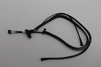 Кабель Lenovo Cable, Internal, MB-VGA/USB ST to Surelink(F) ST 30-34 AWG L=P5:USB = 600 P4: Video = 570 P3: Pong = 340 P2:Mgmt = 710 mm (03NA565)
