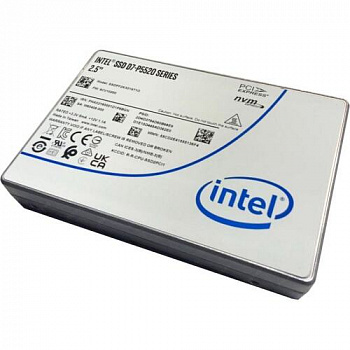 SSD накопитель 3.84TB SSD Intel D7-P5520, 2.5", 15mm, NVMe, PCIe 4.0 x4, TLC, R/W 6700/3600MB/s, IOPs 1 000 000/200 000, TBW 7000, DWPD 1