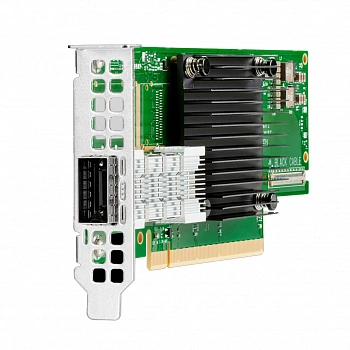 Сетевая карта HPE InfiniBand HDR100/Ethernet 100Gb 1-port QSFP56 PCIe3 x16 MCX653105A-ECAT Adapter (P06250-B21)