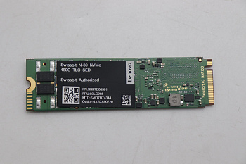 SSD накопитель Lenovo ThinkSystem M.2 N-30m2 480GB Read Intensive NVMe PCIe 3.0 x4 NHS SSD (Industrial) (03LC295)
