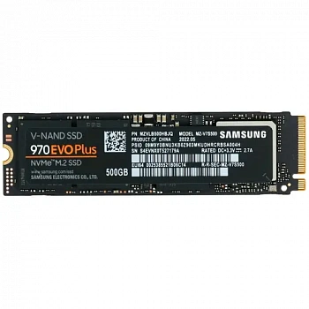 SSD накопитель Samsung 970 EVO Plus 500GB NVMe M.2 MZ-V7S500BW