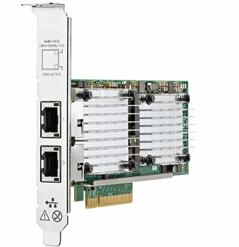 Сетевая карта HPE Ethernet 10Gb 2-port BASE-T 57810S Adapter (656596-B21)