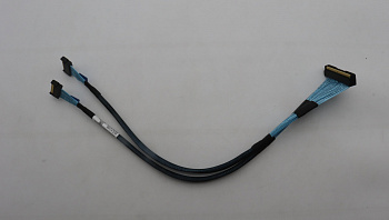 Кабель Lenovo Cable, Internal x16 MCIO 148p ST to 2 x8 MCIO 74p ST 32 AWG L=400, 400 mm (03LD736)