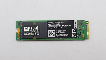 SSD накопитель Lenovo ThinkSystem M.2 7450 PRO 800GB Mixed Use NVMe PCIe 4.0 x4 NHS SSD SED (03KL892)