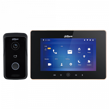 Видеодомофон Dahua VTK-VTO2111D-WP-VTH5221D