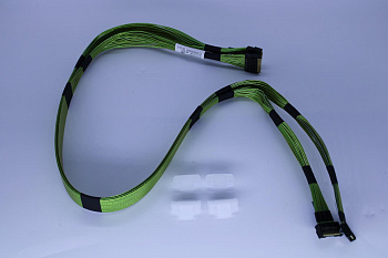 Кабель Lenovo 880/890mm,slot4 c0/c1 to BP2 nvme 4-7,slimline X8 to MCIO x8, PCIE signal cable (02YH867)