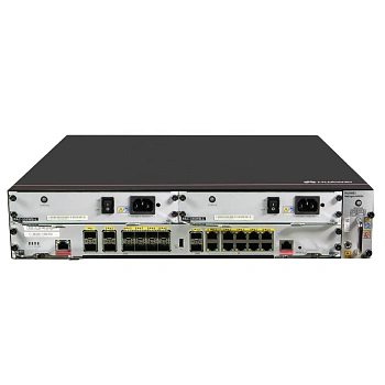 Маршрутизатор Huawei AR6280 integrated chassis, 1*SRU slot, 4*SIC slot, 2*WSIC slot, 2*XSIC slot, 2*power slot