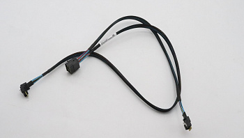 Кабель Lenovo Cable, Internal,PCIE Gen4 cable, MiniSAS HDx8 - 2*SLx4, Riser2 to Front/Rear BP, 650/390mm (03KM806)