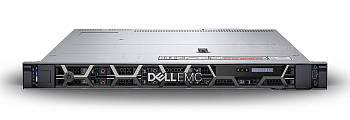 Сервер Dell PowerEdge R450 (8x2.5" SAS/SATA Drives) / 2*Xeon Gold 5315Y 3.2GHz, 8C, 12M / 4*32GB RDIMM DDR4 3200MHz / 6*480GB SSD SATA Mix Use 6Gbps 512