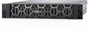 Сервер Dell PowerEdge R740xd (up to 12x3.5″+ 4x2.5″ SAS/SATA) rack 2U / iDRAC9 Enterprise / Rails / Bezel / 3Y WR / 2 x Intel Xeon Silver 4216 16C 100W 2.1GHz / 2 x 8GB ECC RDIMM 2666MHz / 10 x Dell 12TB SAS 12Gbps 7.2K 3.5" HD Hot-Plug / 4 x 1.92TB SSD