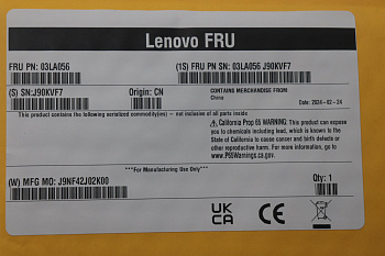Опция Lenovo NVMe Sequence Label (03LA056)